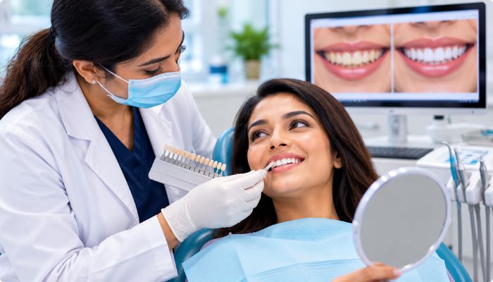 Cosmetic dentistry and smile makeover at Banjara Hills clinic